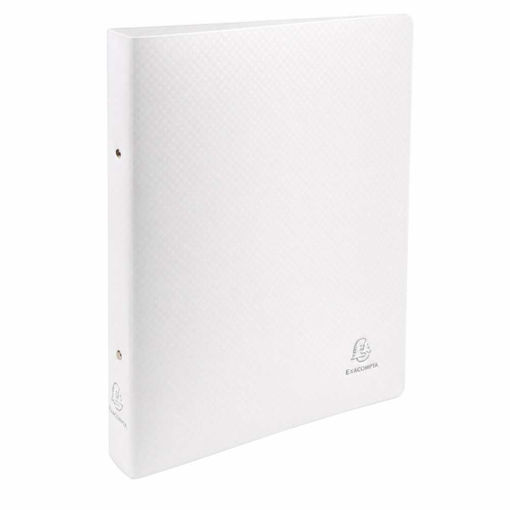 Picture of EXAC 2 RING PP COVERED RING FILE 30MM WHITE